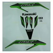 Kit Completo De Calcomanías Kawasaki Klx