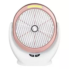 Ventilador De Campamento Recargable Con Luz Led Portatil