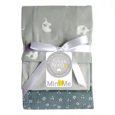 Pack 3 Tutos Para Bebe Mini Me Gris Beige 100% Algodón