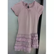 Vestido Benetton Nena Puro Algodón Muy Fresco 8/10 Años Imp.