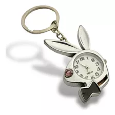 Reloj Llavero Bolsillo Metal Conejo Playboy