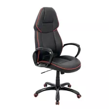 Silla Gamer Mercedes En Cuerina Giratoria Acolchada Estudio