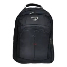 Mochila Masculina Universitária Preta- Xinruiqi Cor Preto