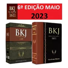 Bkj Bíblia King James 1611 Com Estudo Holman: King James, De King James. Editora Bvbooks, Capa Mole, 6 Edição Em Português, 2022 Cor Marrom, Letra Padrão