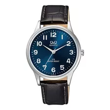 Reloj Q&q By Citizen C214j315y Cuero Para Hombre Liniers