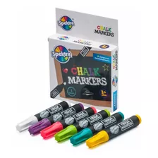 Marcadores Para Tablero Negro Borrable Chalk Markers Caja X6