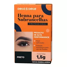 Henna Para Sobrancelha Della E Delle 1,5g Escolher Cor