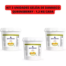 Kit 3 Und Geleia Fina Queensberry Sabor Damasco Classic Nfe