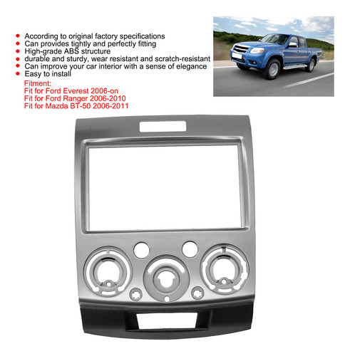 Panel De Navegacin Dash Stereo Frame 2 Din Radio Fascia Dvd Foto 9