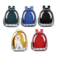 Mochila Transportadora Traslúcida Para Perros Y Gatos