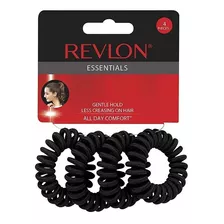 Coletas Elásticas En Espiral Revlon Essentials 4 Un