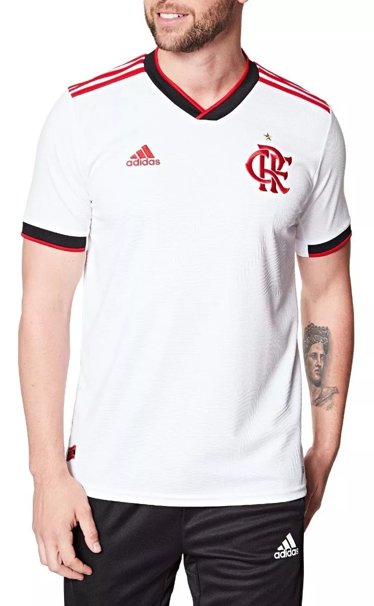 Camisa Masculina Flamengo 2 Cr 22 Branca adidas