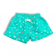 Short Malla De Baño Microfibra Estampado