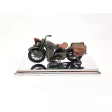 Moto Harley Davidson Wla Flat Head 1942 Miniatura 1/18
