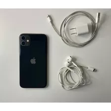 iPhone 11 Negro 128gb. Auriculares, Cargador Prote. Pantalla