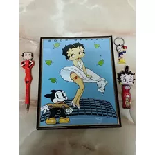 Betty Boop Cuadro Pequeño Más Accesorios Originales