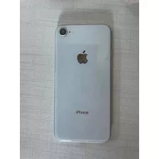 iPhone 8 64gb Prata Branco Seminovo Com Carregador