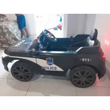 Carrinho Eletrico Infantil Da Policia