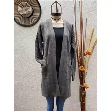 Saco Trenzado Pack X 2 Cardigan Con Bolsillos Dama