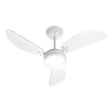 Ventilador Teto New Light Led 3 Pas Branco 127v Venti Delta 