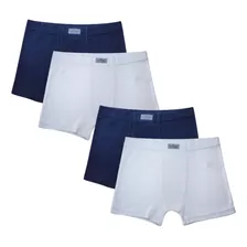  Kit 4 Cueca Boxer Malha Dupla - Luna