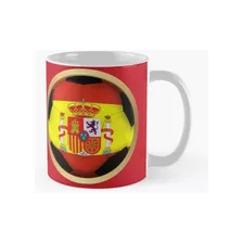 Taza Pelota De Futbol De España Calidad Premium