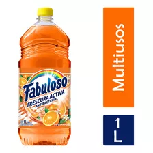 Limpiador Líquido Fabuloso Frescura Activa Naranja Envase 1l