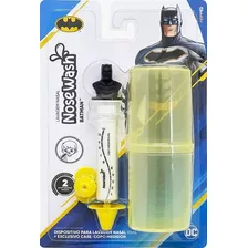 Seringa Para Lavagem Nasal Com Case Batman - Nosewash Cor Amarelo