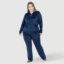 Conjunto Agasalho De Plush Plus Size Feminino