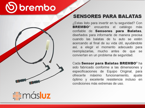 1.sensor Para Balatas Delantera Porsche Cayenne 09/10 Brembo Foto 4