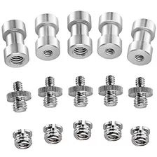 Neewer 15 Pieces 1 4 3 8metal Threaded Screw