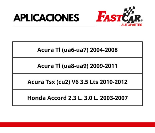 2 Amortiguador Traseros Acura Tsx Cu2 V6 3.5 Lts 2010- 2012 Foto 2