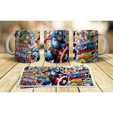 Plantillas Tazas Diseños Sublimar Avengers Los Vengadores D1