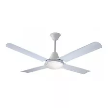 Ventilador De Techo Blanco 4 Palas Metal 20w