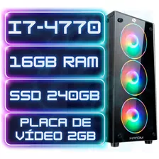 Cpu Computador Intel I7-4770 + 16gb + Ssd240 Gb + Gforce 2gb