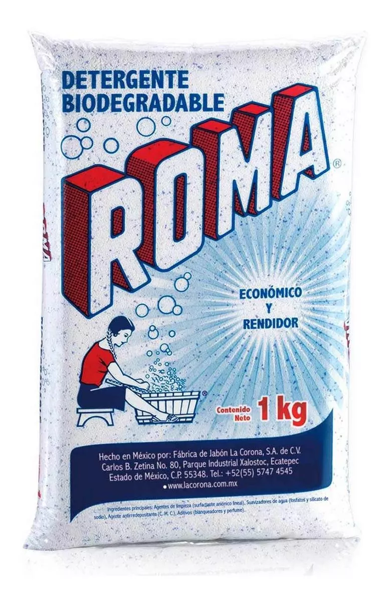 Detergente En Polvo Roma Multiusos 1kg