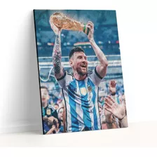 Lionel Messi Copa - Poster Cuadro Retablo 20x28 Cm 