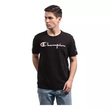 Camiseta Champion Embroidery Logo Black