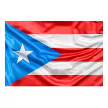 Bandera Puerto Rico 1mtr X 1.5mt Exterior Grande