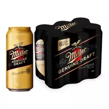 Cerveza Miller Genuine Draft Lata 473ml X6 - Fullescabio