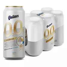 Cerveza Quilmes 0.0% Lager Lata 473 ml 6 Unidades