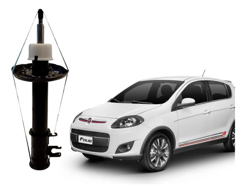 Amortecedor Dianteiro Esquerdo Fiat Palio 13/17 Mp4898 - Fiat - Código 180368343836