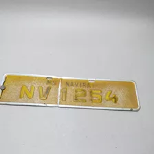 Placa De Carro Antiga Naviraí - Ms