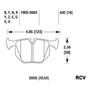 Balatas Disco  Trasera Para Bmw 330ci   2004