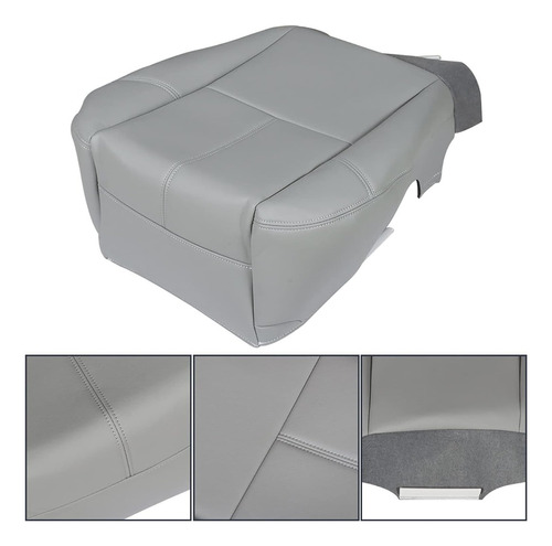 Funda Asiento Piel  Conductor Chevrolet Silverado 07-14 Foto 3