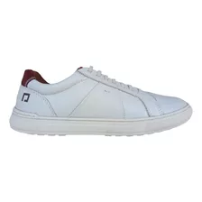 Sapatênis Masculino Couro Legítimo Pipper - Off White 62401e