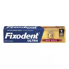 Fixodent Ultra Crema Adhesiva Dentadura Postiza Prótesis