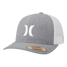 Hurley Gorra Hombre Del Mar Snap Back Trucker Hat, Cool Grey