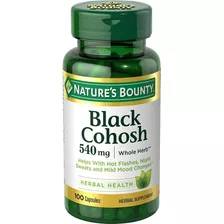 Natures Bounty Black Cohosh Ayuda Menopausia Sabor N/a