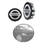 Par De Centros De Rin Nissan Maxima 2004-2006 Negro 56 Mm